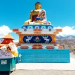 Langza Buddha Statue Places to visit in Kaza,  Himachal Pradesh